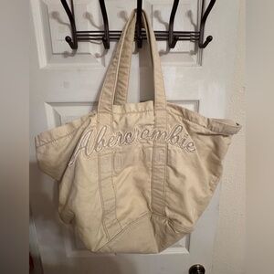 Abercrombie & Fitch Beige Tote Bag
